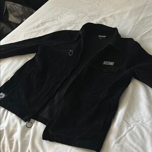 WELCOME Black Corduroy Jacket